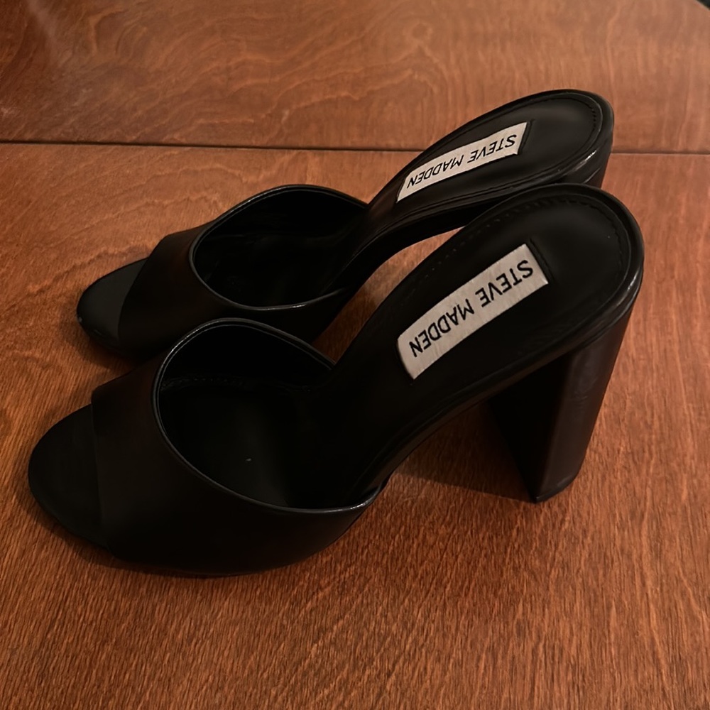 Steve Madden Square Toe Block Heel - image 2